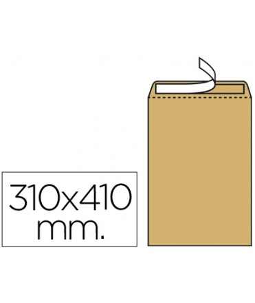 Sobre liderpapel bolsa n.13 kraft 310x410 mm tira de silicona caja de 250 unidades