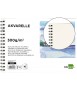 Spiral liderpapel watercolor drawing pad 297x210mm 297x210mm 10 sheets 300g/m2 without box