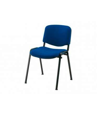 Silla q-connect confidente apilable tapizada sin ruedas 910mm alto 460mm largo 440mm profundidad azul