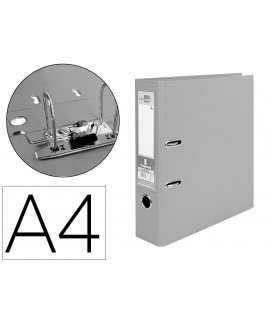 liderpapel A4 Documenta Pvc-Lined Lever File Cabinet with Backless 75mm Grey Metal Compressor