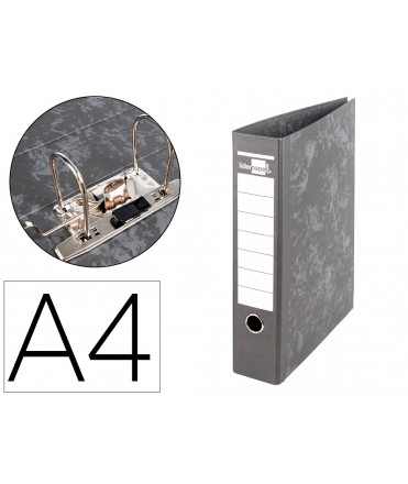 Lever Filing Cabinet liderpapel A4 Cardboard Lined Without Rin Spine 80mm Black Metal Compressor