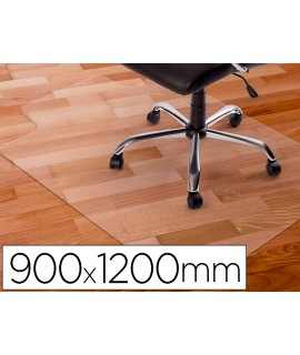 Floor mat q-connect pvc floor protector 900x1200 mm thickness 2 mm