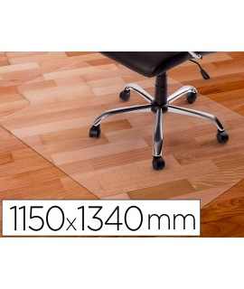 Floor mat q-connect pvc floor protector 1150x1340 mm thickness 2 mm