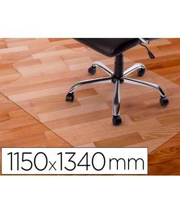 ALFOMBRILLA PARA SUELO Q-CONNECT PVC PROTECTORA DE SUELOS 1150X1340 MM  GROSOR 2 MM