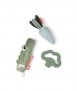 Set de 3 juguetes Croco, verde