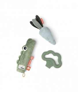 Set de 3 joguines Croco, verd