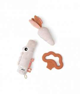 Set of 3 Croco toys, orange