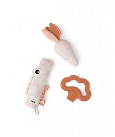 Set of 3 Croco toys, orange
