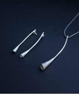 Silver Qala Collection Earrings