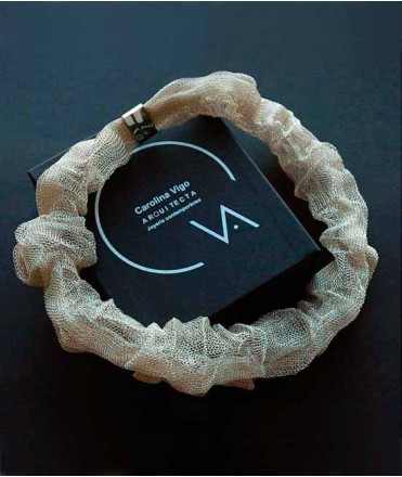 Collar Crisálida blanco