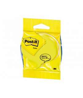 Blister papeleria 3m 2007sp cubo de notas post-it troquelado bocadillo 3 colores neon