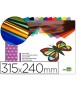 Handicraft pad liderpapel cellophane 240x315mm 10 sheets assorted colours