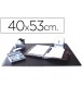 Vade sobremesa q-connect polipropileno negro 40x53 cm 999112415