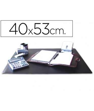 Vade sobremesa q-connect polipropileno negro 40x53 cm 999112415