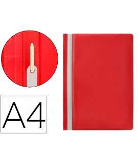 Dossier folder plastic fastener q-connect din a4 red