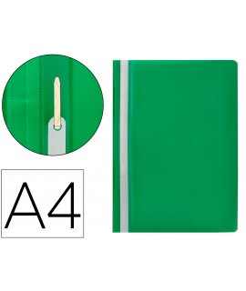 Dossier folder plastic fastener q-connect from a4 green