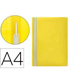 Dossier folder plastic fastener q-connect din a4 yellow