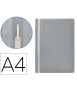 Carpeta dossier fastener plastico q-connect din a4 gris