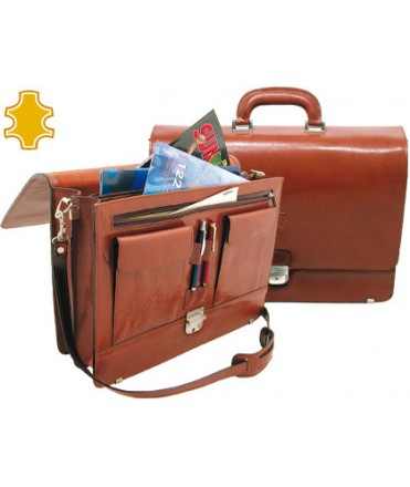 Wallet q-connect leather handicrafts with clasp 403x300x105 mm made in ubrique