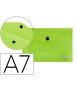 Folder liderpapel file brooch 44223 polypropylene din a7 translucent green