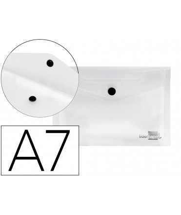 Carpeta liderpapel dossier broche 44224 polipropileno din a7 color transparente