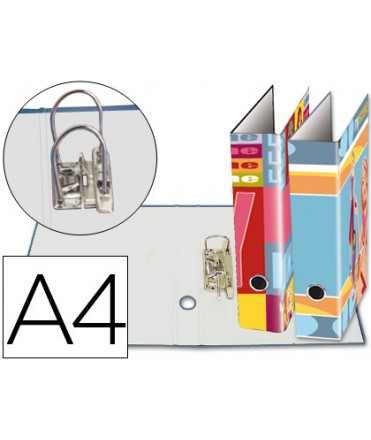 Archivador de palanca liderpapel carton forrado din a4 my scene sin caja