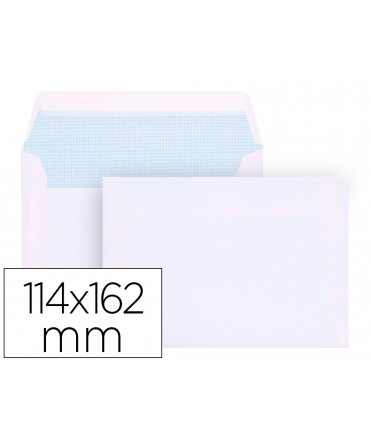 Sobre liderpapel n.19 blanco c6 114x162 mm tira de siliconacaja de 500 unidades
