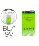 Pila q-connect alcalina 9v blister con 1 unidad