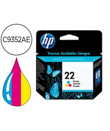Ink-jet hp n.22 tricolor -5ml- dj 3920/3940/d2360/f380 psc 1410