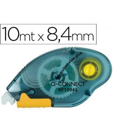 Pegamento q-connect roller compact removible 6,5 mm de ancho x 10 m unidad