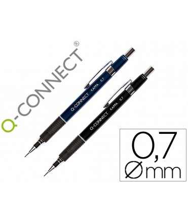 Portaminas q-connect kappa 0,7 mm sujecion de caucho