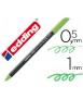 Rotulador edding punta fibra 1200 verde neon n.64 punta de fibra 0,5 mm
