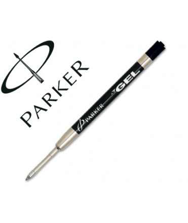Recambio boligrafo gel parker negro