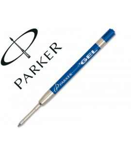 Recambio boligrafo gel parker azul