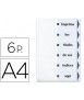 Avery Divider Cardboard A4 6 Printable Tabs