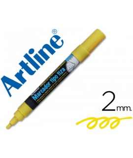 Rotulador artline pizarra verde negra epw-4-am color amarillo bolsa de 4 unidades