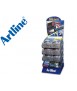 Artline black chalkboard pen epw-4 display of 48 units assorted colors