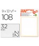 Labels liderpapel envelope of 10 h. + 2 h. gift 22x32 mm -9 units per sheet