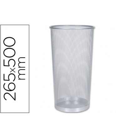 Paraguero metalico q-connect kf00828 rejilla plata 26,5 diametro x 50 cm