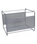 Hanging Folder Holder q-connect kf00832 Grid Silver Metallic 335x285x250 mm for DIN A4 Folders