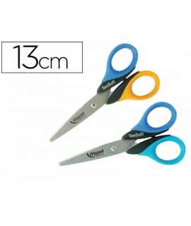 Tijera escolar maped sensoft 13 cm 45% plastico reciclado
