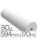 Papel reprografia ppc para plotter 594x170mt 80 g