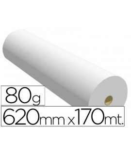 Papel reprografia ppc para plotter 620x170mt 80 g