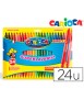 Carioca birello double tip pen box of 24 units assorted colors