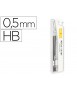 Graphite liderpapel leads 0.5 mm hb tube of 12 leads length 60 mm