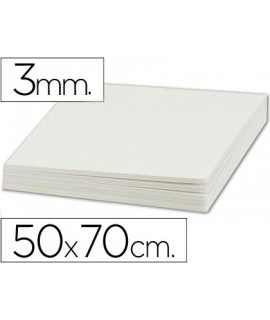 Carton pluma liderpapel blanco doble cara 50x70cm espesor 3 mm