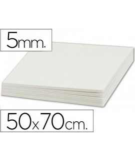 Carton pluma liderpapel blanco doble cara 50x70cm espesor 5 mm