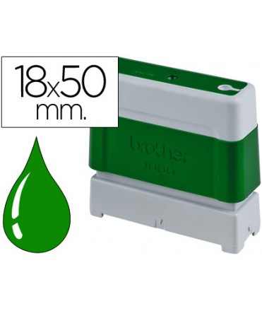 Automatic seal brother 18 mm x 50 mm green