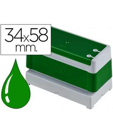 Sello automatico brother 34 mm x 58 mm verde