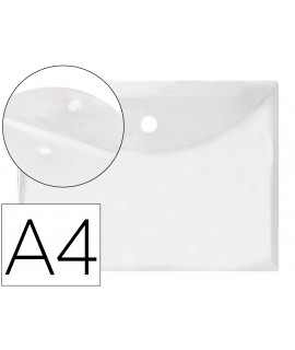 A4 folder liderpapel folder with transparent velcro closure